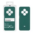 قاب سیلیکونی پاک کنی اورجینال درجه یک Xiaomi Redmi 14C / Redmi A4 / Poco C75 - سبز تیره (پک دار)