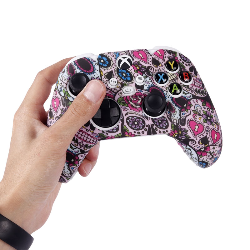 روکش دسته بازی Xbox X/S طرح اسکلت و قلب