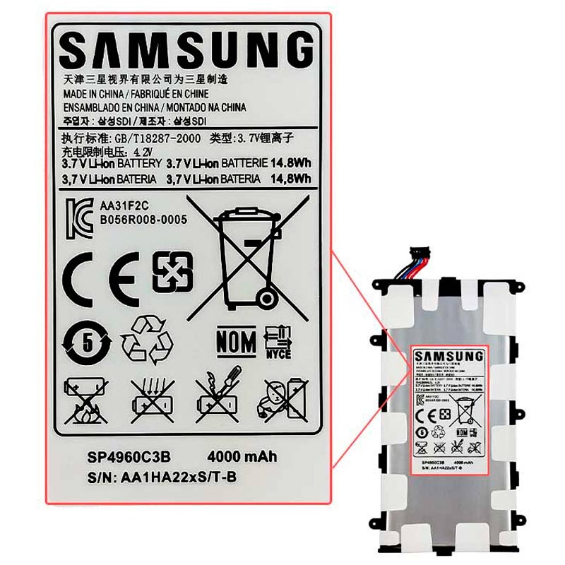 باتری تبلت اورجینال Samsung Galaxy Tab 2 7.0 P3100