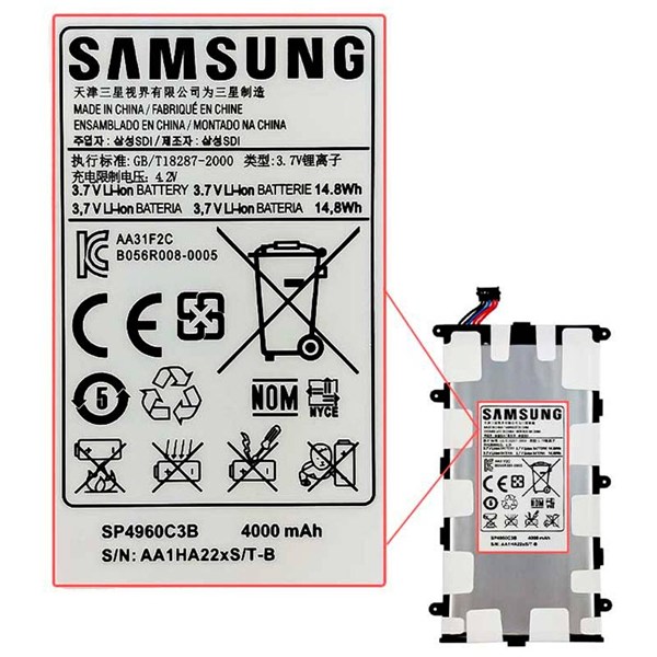 باتری تبلت اورجینال Samsung Galaxy Tab 2 7.0 P3100