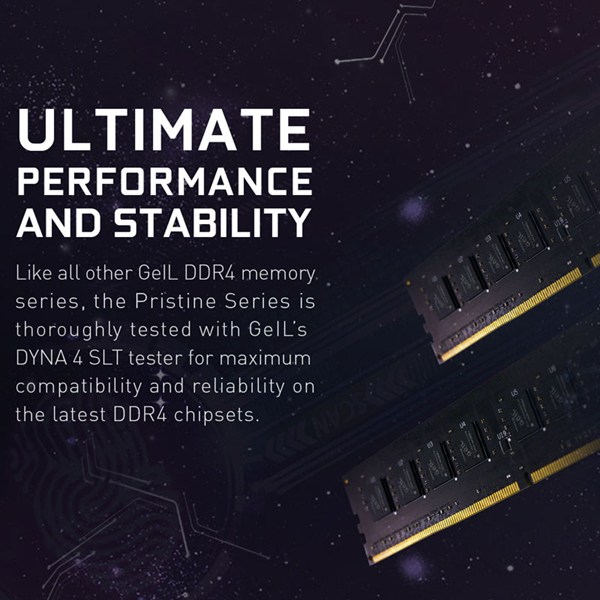 رم کامپیوتر گیل Pristine DDR4 4GB Single 2666MHz CL19