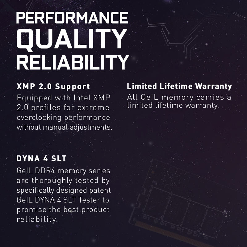 رم کامپیوتر گیل Pristine DDR4 4GB Single 2666MHz CL19