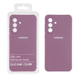 قاب نیو سیلیکون محافظ لنزدار RFF مدل Samsung Galaxy A56 / A36 - بادمجانی تیره (پک دار)