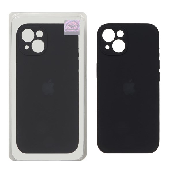 قاب سیلیکونی پاک کنی اورجینال Master Quality مدل Apple iPhone 13 / iPhone 14 - مشکی (پک دار)