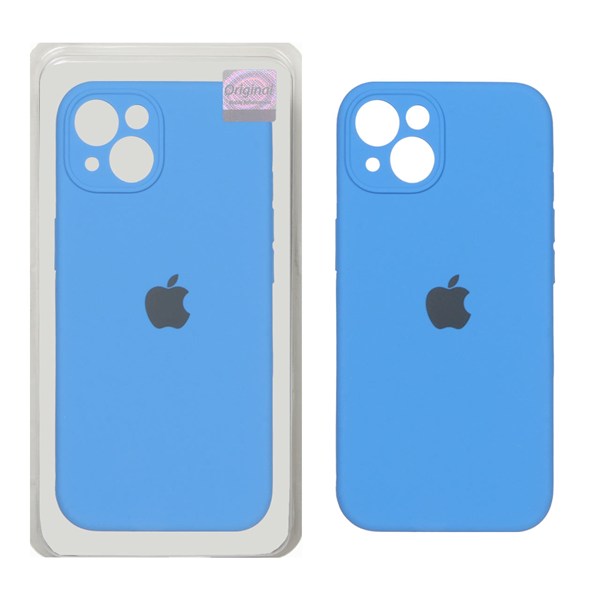 قاب سیلیکونی پاک کنی اورجینال Master Quality مدل Apple iPhone 13 / iPhone 14 - آبی (پک دار)