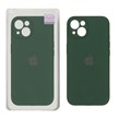 قاب سیلیکونی پاک کنی اورجینال Master Quality مدل Apple iPhone 13 / iPhone 14 - سبز تیره (پک دار)