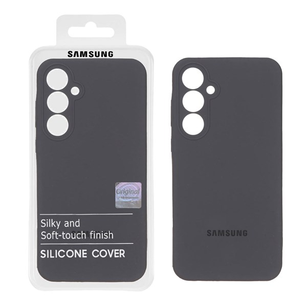 قاب سیلیکونی پاک کنی اورجینال Master Quality مدل Samsung Galaxy A55 - خاکستری (پک دار)