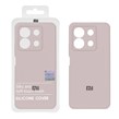 قاب سیلیکونی پاک کنی اورجینال Master Quality مدل Xiaomi Redmi Note 13 Pro 5G / Poco X6 5G - خاکی (پک دار)