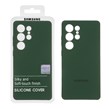 قاب سیلیکونی پاک کنی اورجینال Master Quality مدل Samsung Galaxy S25 Ultra - سبز تیره (پک دار)