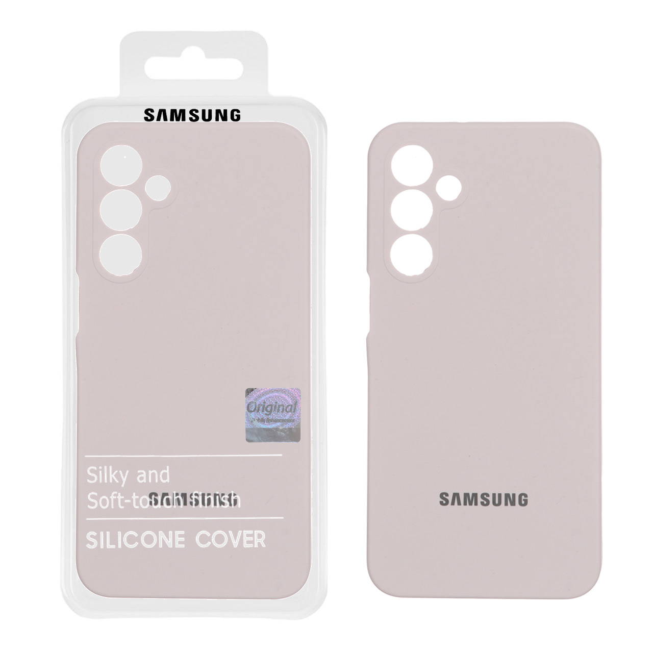 قاب سیلیکونی پاک کنی اورجینال Master Quality مدل Samsung Galaxy A16 - خاکی (پک دار)