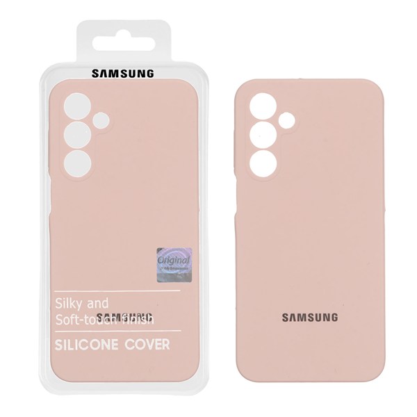قاب سیلیکونی پاک کنی اورجینال Master Quality مدل Samsung Galaxy A16 - کرم نارنجی (پک دار)