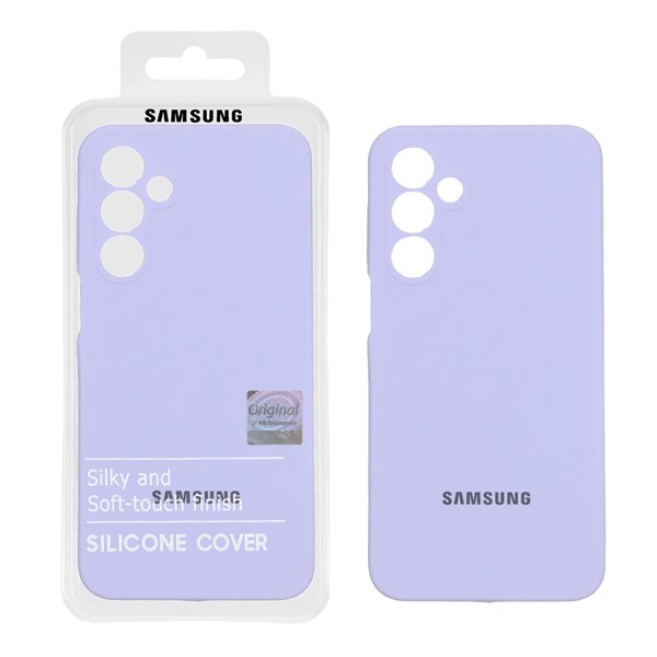 قاب سیلیکونی پاک کنی اورجینال Master Quality مدل Samsung Galaxy A16 - یاسی (پک دار)