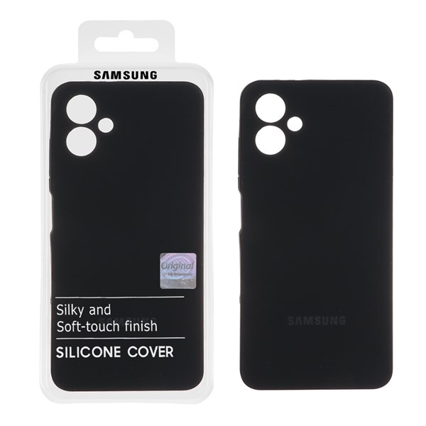 قاب سیلیکونی پاک کنی اورجینال Master Quality مدل Samsung Galaxy A06 - مشکی (پک دار)