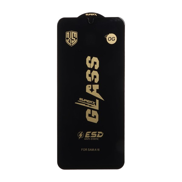محافظ صفحه نمایش شیشه ای درجه یک Full Cover Super X OG - ESD OVOG مدل Samsung Galaxy A17 / A16 / A26