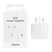 شارژر دیواری سه پین SAMSUNG 25W T2510 ( فست و PD) سفید DST (گارانتی شش ماهه) درجه یک