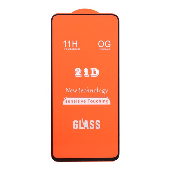 محافظ صفحه نمایش شیشه ای Full Cover 21D مدل Xiaomi Redmi Note 13 Pro 4G / Note 14S / Poco M6 Pro 4G