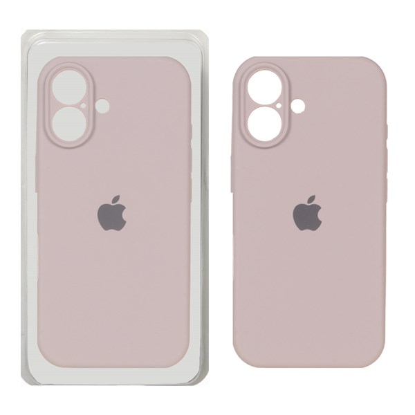 قاب سیلیکونی پاک کنی محافظ لنزدار اورجینال Apple iPhone 16 - کالباسی (پک اصلی)
