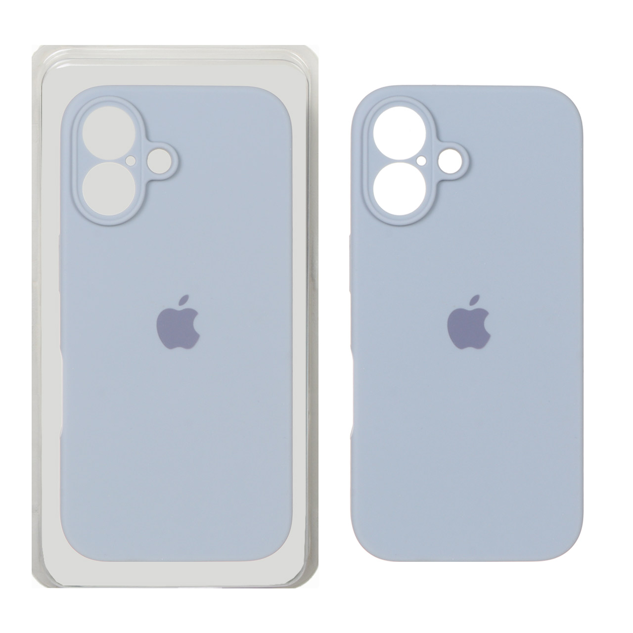 قاب سیلیکونی پاک کنی محافظ لنزدار اورجینال Apple iPhone 16 - فیلی (پک اصلی)