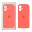 قاب سیلیکونی پاک کنی محافظ لنزدار اورجینال Apple iPhone 16 - مرجانی (پک اصلی)