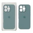 قاب سیلیکونی پاک کنی محافظ لنزدار اورجینال Apple iPhone 16 Pro - سبز دریایی (پک اصلی)