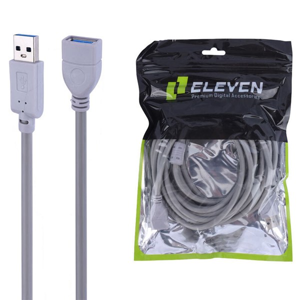 کابل افزایش طول USB ایلون Eleven طول 5 متر