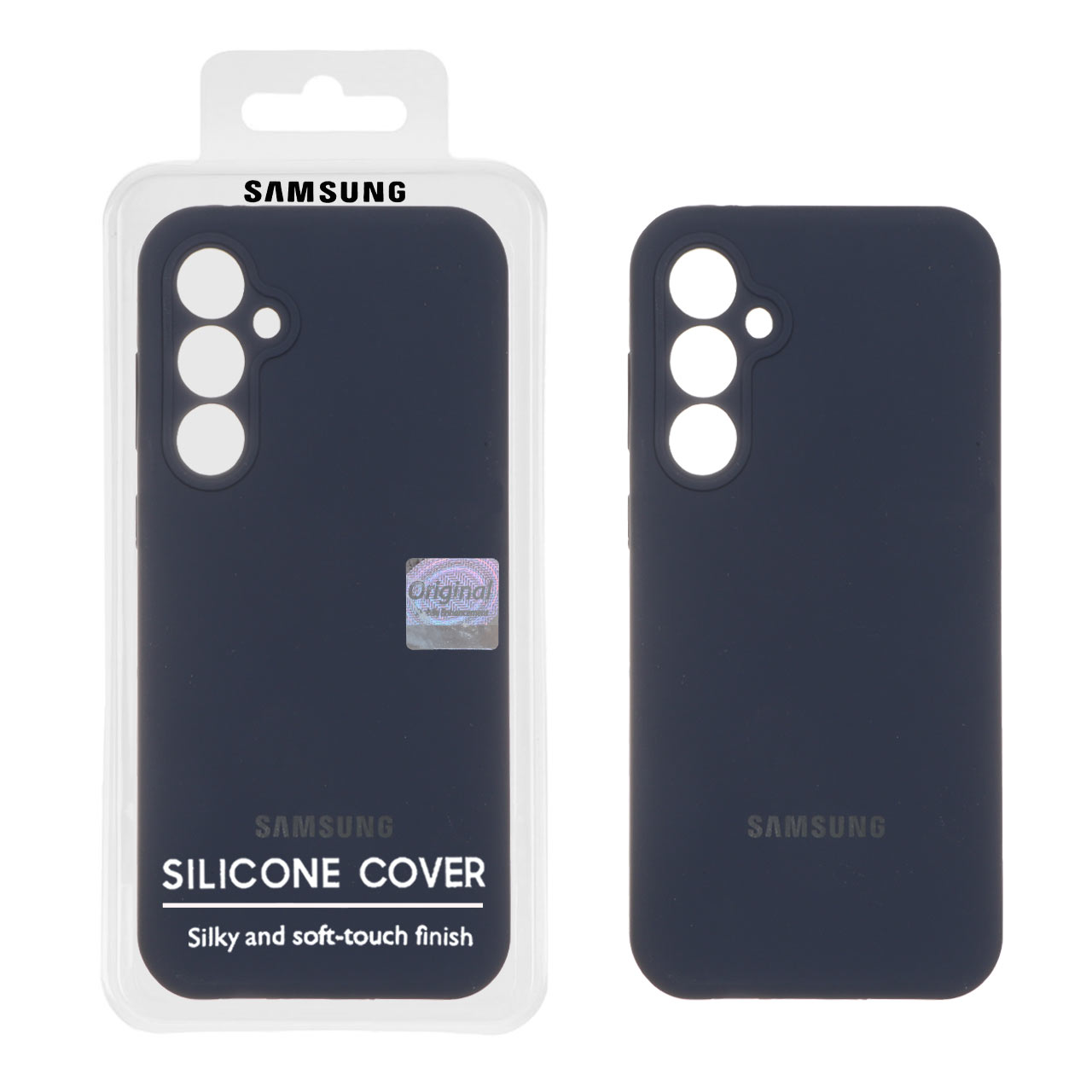 قاب سیلیکونی پاک کنی اورجینال Master Quality مدل Samsung Galaxy S23 FE - سرمه ای (پک دار)