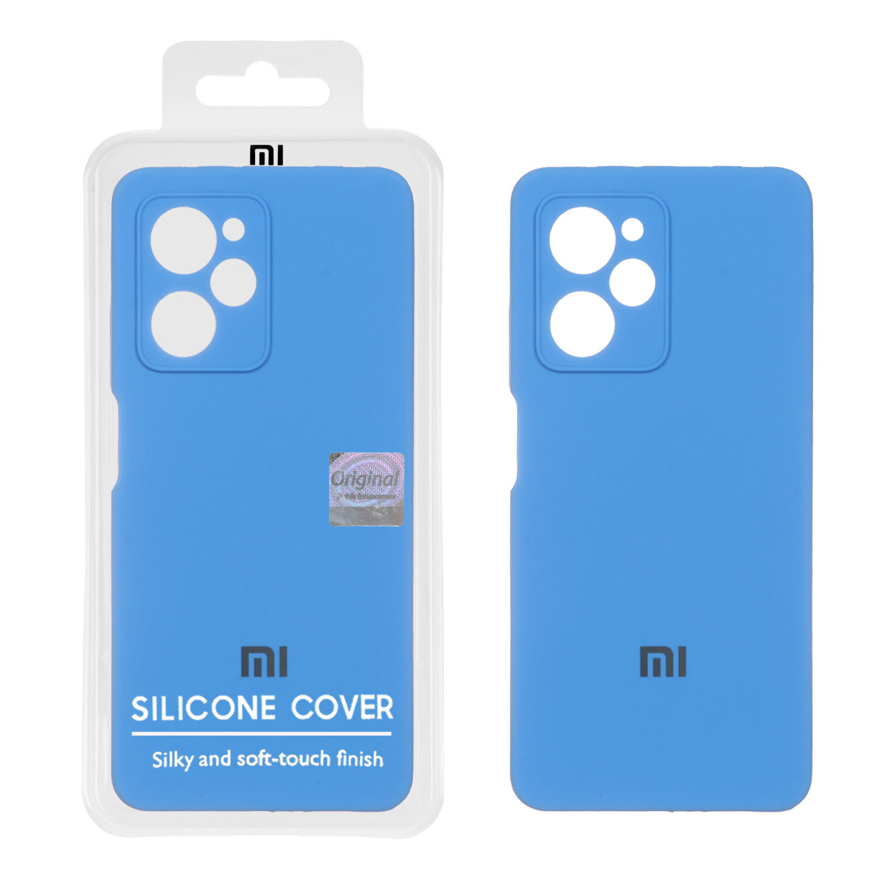 قاب سیلیکونی پاک کنی اورجینال Master Quality مدل Xiaomi Poco X5 Pro 5G - آبی (پک دار)