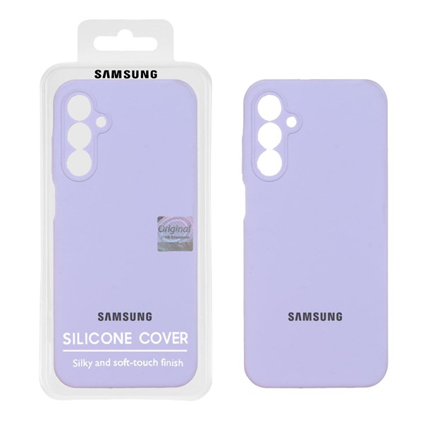 قاب سیلیکونی پاک کنی اورجینال Master Quality مدل Samsung Galaxy A15 - یاسی (پک دار)