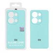 قاب سیلیکونی پاک کنی اورجینال Master Quality مدل Xiaomi Redmi Note 14S / Note 13 Pro 4G / M6 Pro 4G - سبز آبی (پک دار)