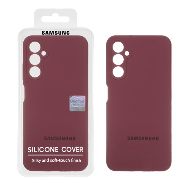 قاب سیلیکونی پاک کنی اورجینال Master Quality مدل Samsung Galaxy A05s - زرشکی (پک دار)