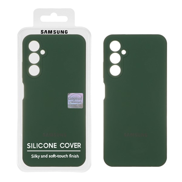 قاب سیلیکونی پاک کنی اورجینال Master Quality مدل Samsung Galaxy A05s / M14 4G / F14 4G - سبز تیره (پک دار)