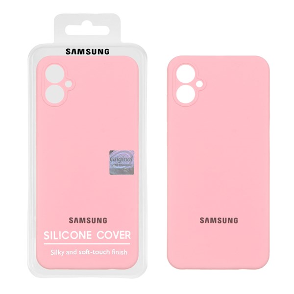 قاب سیلیکونی پاک کنی اورجینال Master Quality مدل Samsung Galaxy A05 - صورتی (پک دار)