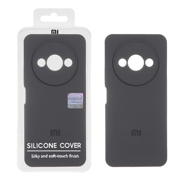 قاب سیلیکونی پاک کنی اورجینال Master Quality مدل Xiaomi Redmi A3 / A3x / Poco C61 - خاکستری (پک دار)