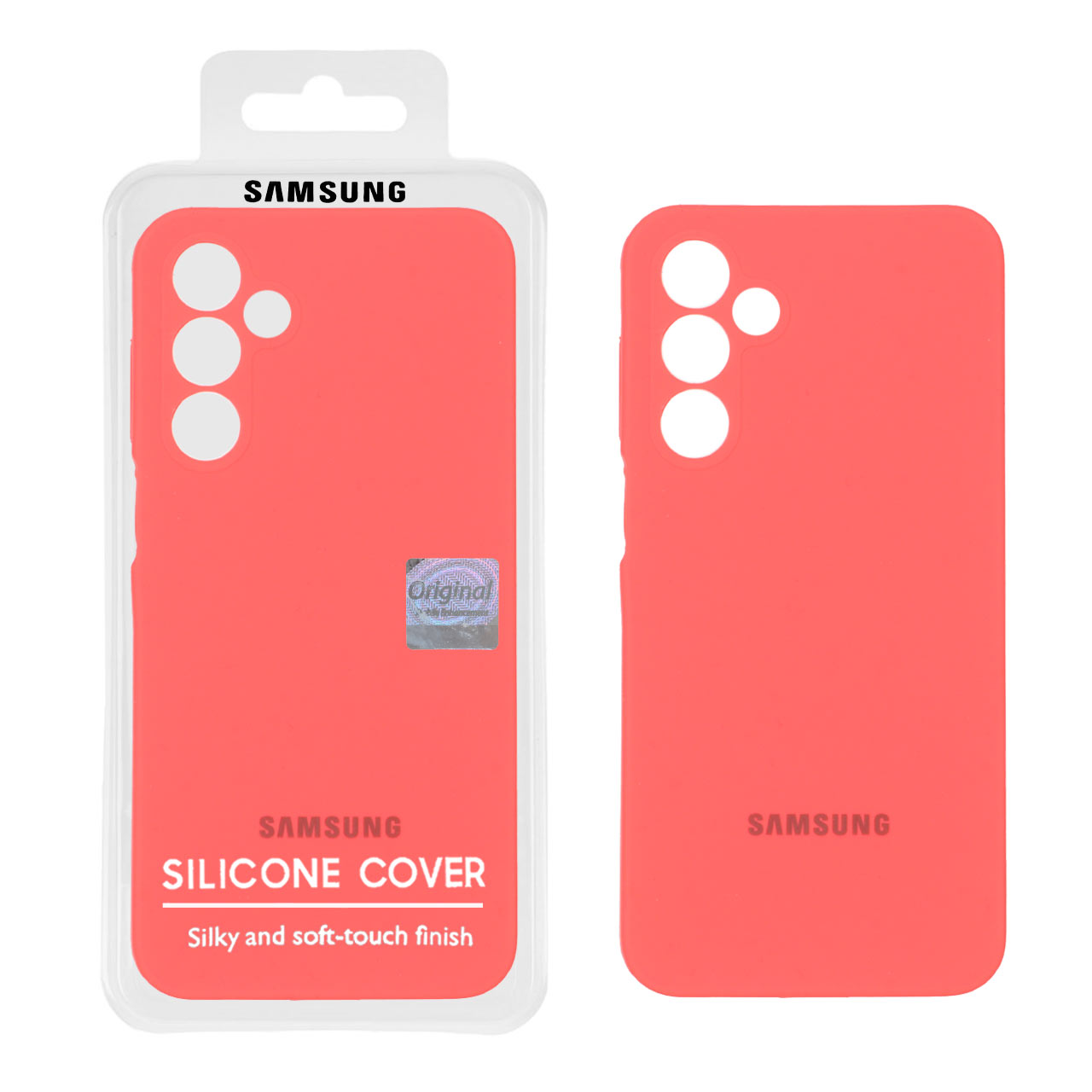 قاب سیلیکونی پاک کنی اورجینال Master Quality مدل Samsung Galaxy A16 - مرجانی (پک دار)