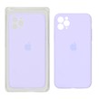 قاب سیلیکونی پاک کنی محافظ لنزدار اورجینال Apple iPhone 11 Pro Max - یاسی روشن (پک اصلی)