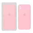قاب سیلیکونی پاک کنی محافظ لنزدار اورجینال Apple iPhone X Max / iPhone XS Max - صورتی (پک اصلی)