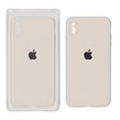 قاب سیلیکونی پاک کنی محافظ لنزدار اورجینال Apple iPhone X Max / iPhone XS Max - خاکی (پک اصلی)