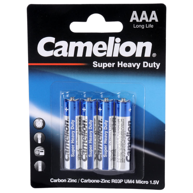 باتری چهارتایی نیم قلمی کملیون Super Heavy Duty