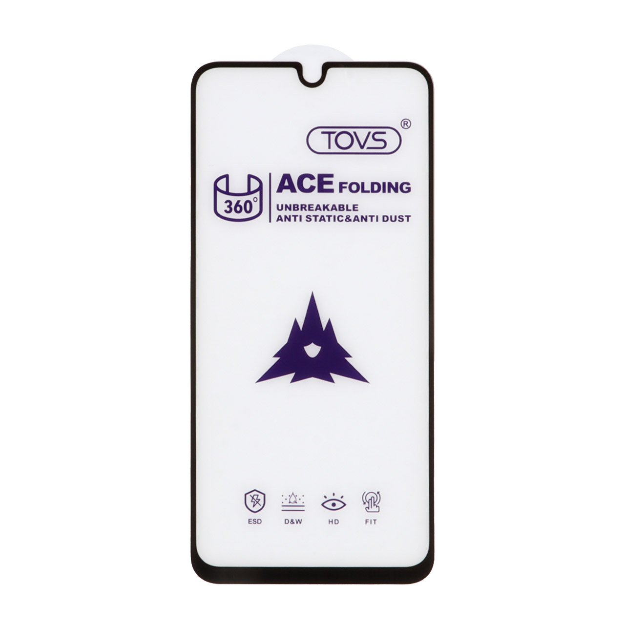 محافظ صفحه نمایش شیشه ای Full Cover ACE - 360 Anti Static مدل Samsung Galaxy A17 / A16 / A26