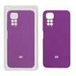 قاب سیلیکونی پاک کنی محافظ لنزدار اورجینال Xiaomi Redmi Note 11 4G / Redmi Note 11S - ارغوانی (پک اصلی)