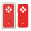 قاب سیلیکونی پاک کنی محافظ لنزدار اورجینال Xiaomi Redmi 14C / Redmi A4 / Poco C75 - قرمز (پک اصلی)