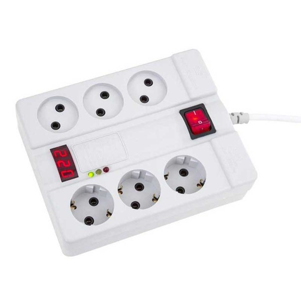 محافظ برق صوتی تصویری 6 خانه پارت الکتریک PE2060 با کابل 1٫8متری