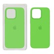 قاب سیلیکونی پاک کنی اورجینال Apple iPhone 16 Pro Max - سبز چمنی (پک اصلی)
