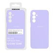 قاب سیلیکونی پاک کنی اورجینال درجه یک Samsung Galaxy A25 5G - یاسی روشن(پک دار)