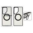 قاب اورجینال Magic Mask استند چرخشی Magsafe مدل Samsung Galaxy S25 Ultra - مشکی (پک دار)