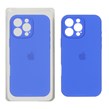قاب سیلیکونی پاک کنی محافظ لنزدار اورجینال Apple iPhone 16 Pro Max - آبی کاربنی  (پک اصلی)