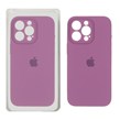 قاب سیلیکونی پاک کنی محافظ لنزدار اورجینال Apple iPhone 13 Pro - ارغوانی (پک اصلی)