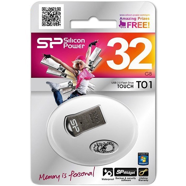 فلش 32 گیگ سیلیکون پاور Silicon Power T01