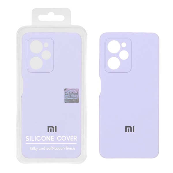 قاب سیلیکونی پاک کنی اورجینال Master Quality مدل Xiaomi Poco X5 Pro 5G - یاسی (پک دار)
