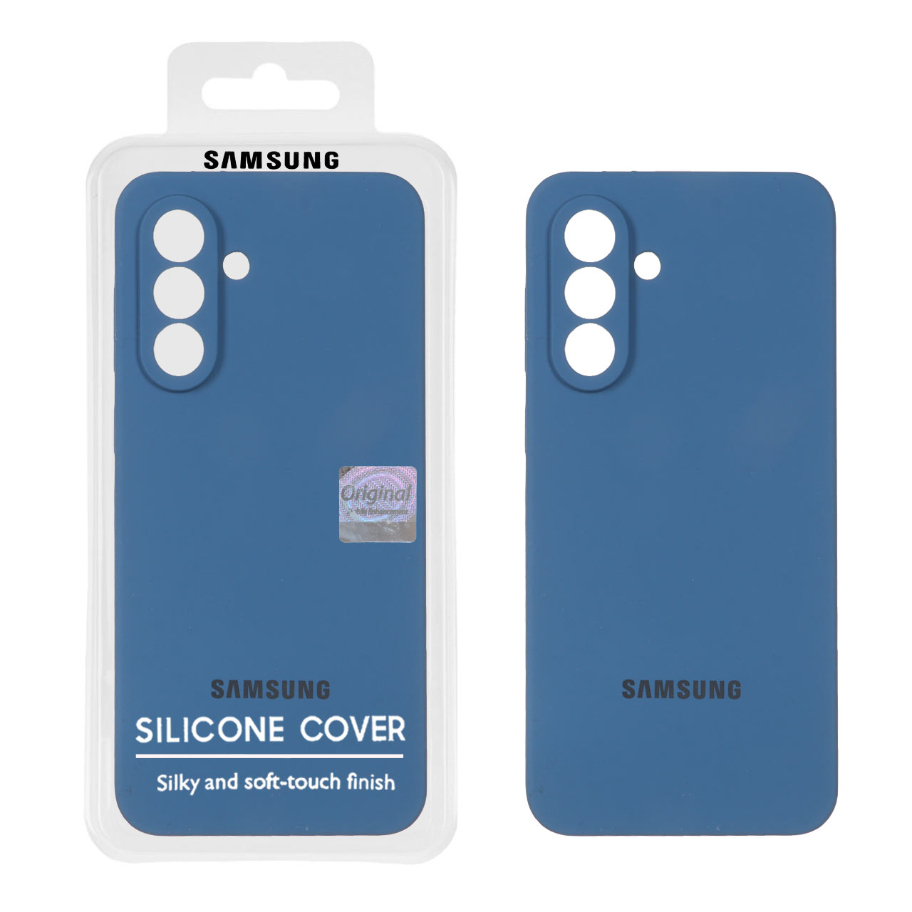 قاب سیلیکونی پاک کنی اورجینال Master Quality مدل Samsung Galaxy A56 / A36 - آبی تیره (پک دار)